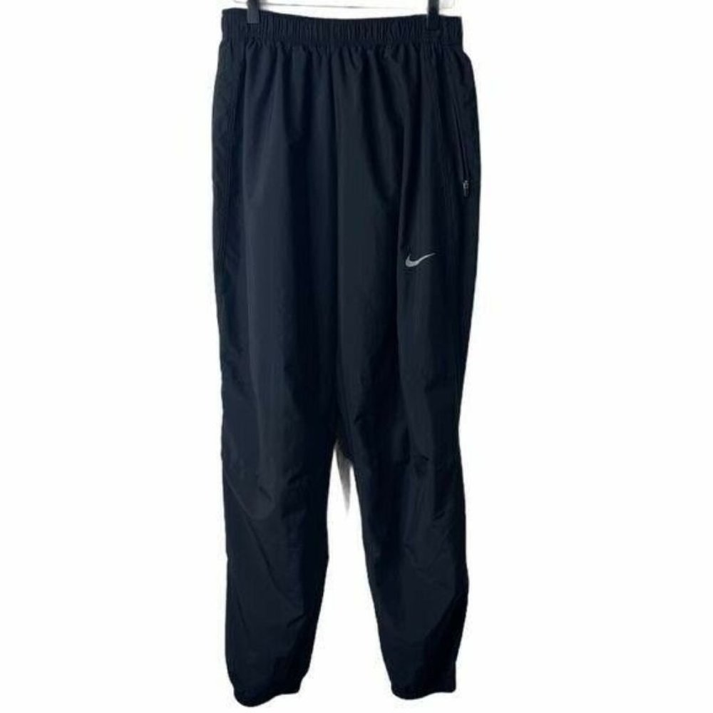 Nike Men's Solid Black Activewear Jogger Pants L